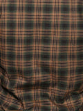 Men's Cozy Plaid Jacket - Casual Fall/Winter Button-Up with Lapel Collar