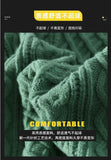 Sweater, Autumn and Winter Men's Thick Crumpled Sweater Jacket, Christmas Couple's Thread