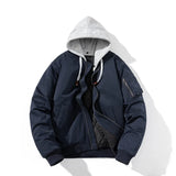 Ma1 Bomber Jacket Men Women Winter Solid Pilot Jacket Military Flight Baseball Coat Spring Autumn Windbreaker Hooded Casual