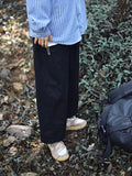 Japanese Retro Work Pants Men Women Cargo Wear Casual Pants Loose Wide-leg Pants Casual Straight-leg Trendy High-end Trousers