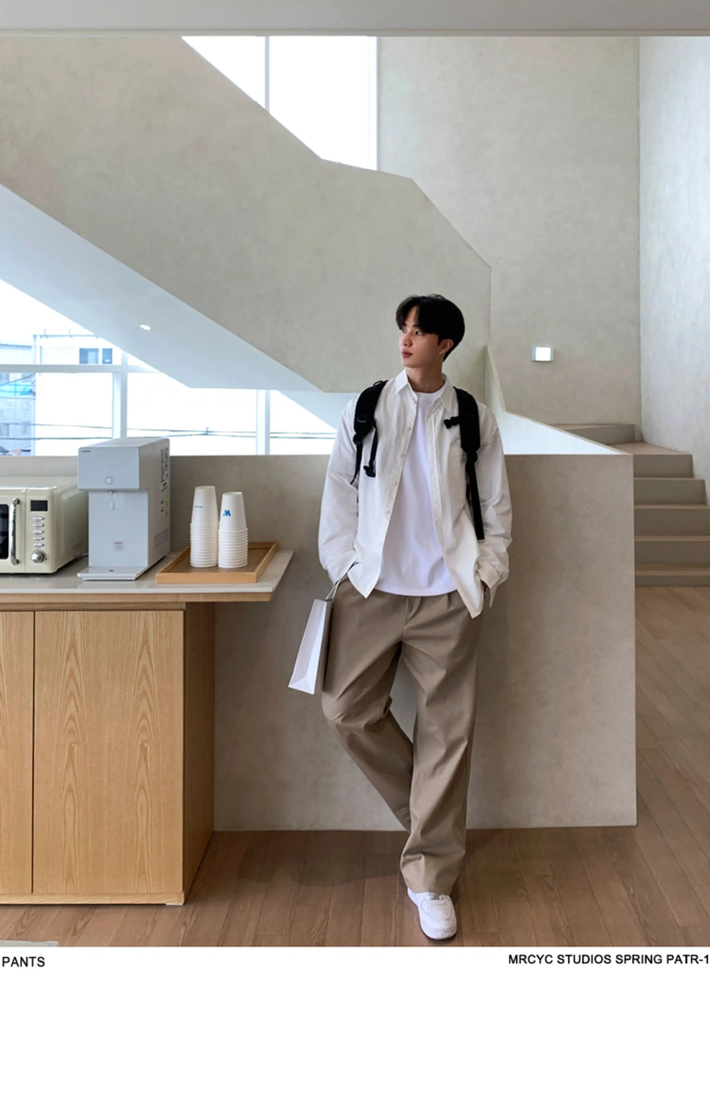 Korean Style High-end Straight-leg Casual Pants Men's Spring Summer Loose Trousers American 2025 New Trendy Wide-leg Pants Chic