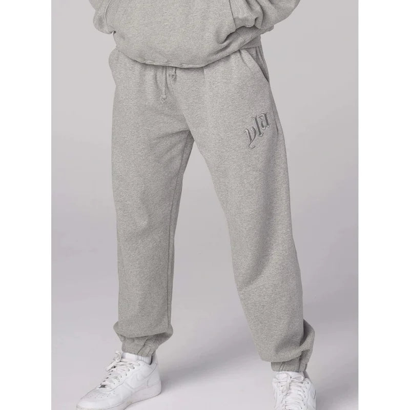 New Men's Pants 2025 Autumn and Winter Embroidery logo Sports Fitness Pants Ankle-Tied Sweatpants Fashion Men's Clothing