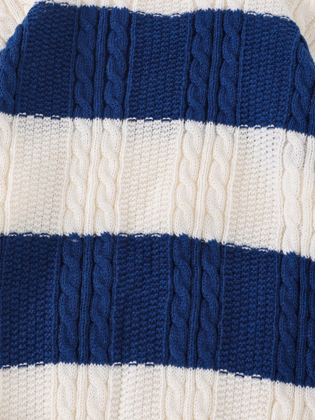 Autumn and Winter Striped Crew Neck Hemp Straw Style Casual Couple Sweater Versatile Trendy Men's Long-Sleeve Sweater Top