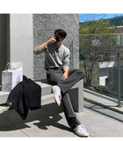 New Korean Fashion Men Suit Pants Light Luxury Business All-match Straight Slim-fit Casual Trousers Premium Elegant Dress Pants