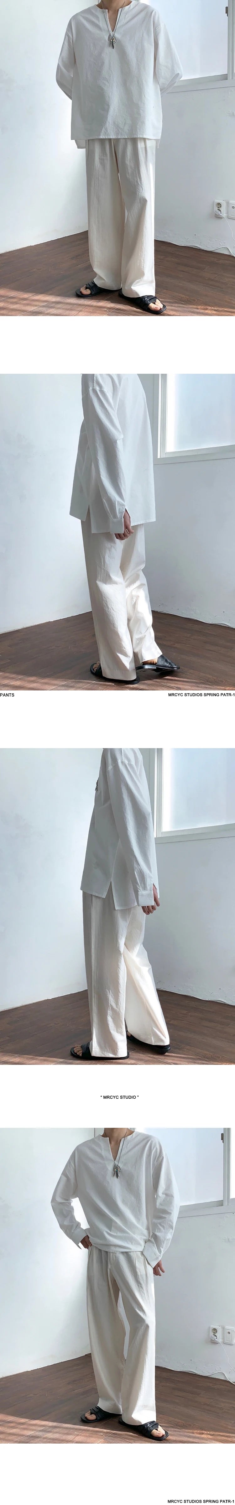 Summer Thin Linen Men's Pants Loose Straight Pants Korean Cotton Linen Casual Trousers Draped Wide-leg Pants Aesthetic Urban