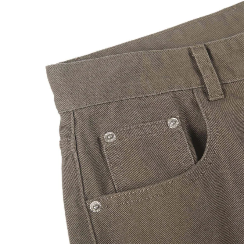 Baggy Wide-leg Jeans 100% Cotton Comfortable Breathable Autumn Casual Denim Pants Loose Straight Trousers Fashion Streetwear