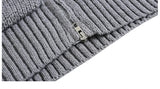 Men and Women Japanese Simple Double Zipper Twist Sweaters Cardigan Autumn Winter O-neck Simple Versatile Casual Knitted Jackets