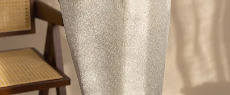 Light Luxury Men's Naples Draped Suit Pants Casual Solid Color Straight Premium Quality Dress Pants Wedding Banquet Business