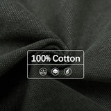 American Loose Straight Cargo Pants Men's Fashion Streetwear 100% Cotton Vintage Large Pocket Loose Casual Wide-leg Trousers