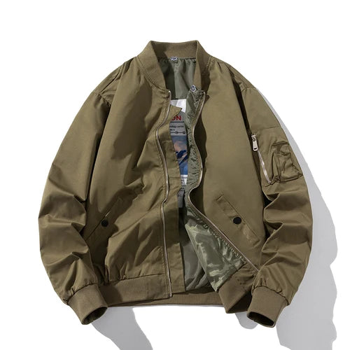 Men Bomber Jacket Women Solid Autumn Winter Pilot Jacket Fashion Vintage Hooded Baseball Coat Casual Windbreak Red Pink Burgundy