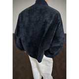 Jacket Men Autumn New Arrival Short Loose Tie Dye Jacket Stand Collar Casual Streetwear Outerwear Bomber