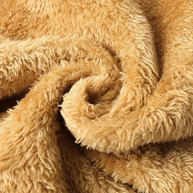 Lamb wool cashmere pants for men Joggers Sweatpants men's Casual Thickened Lamb Wool trousers mens Comfortable Warm Sweatpants