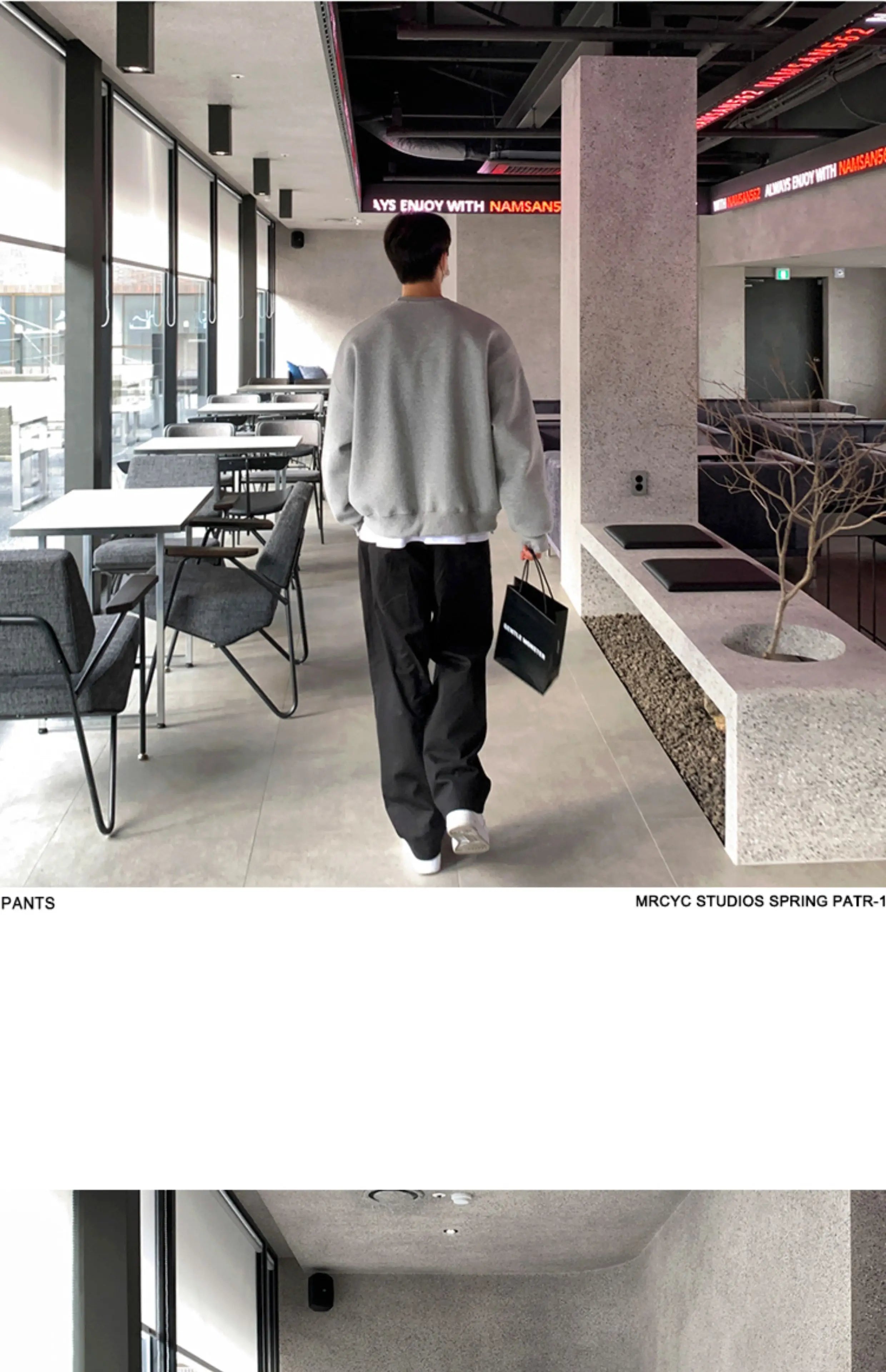 Korean Style High-end Straight-leg Casual Pants Men's Spring Summer Loose Trousers American 2025 New Trendy Wide-leg Pants Chic