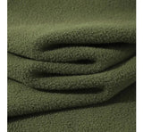 Double-sided Fleece! Retro Military Green Straight-leg Pants Women Loose Thickened Warm Drawstring Casual Wide-leg Pants Men