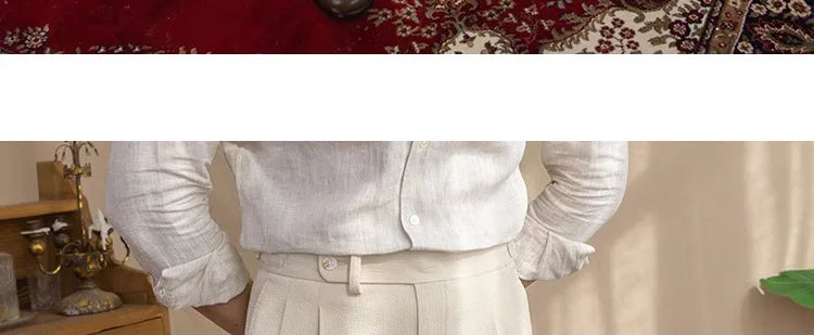 Light Luxury Men's Naples Draped Suit Pants Casual Solid Color Straight Premium Quality Dress Pants Wedding Banquet Business