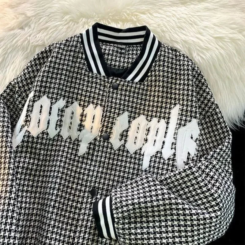Padding Aesthetic Male Padded Coats Rhombus Lattice Parkas Trend Men's Down Jacket Quilted Cold Lightweight Winter Outer