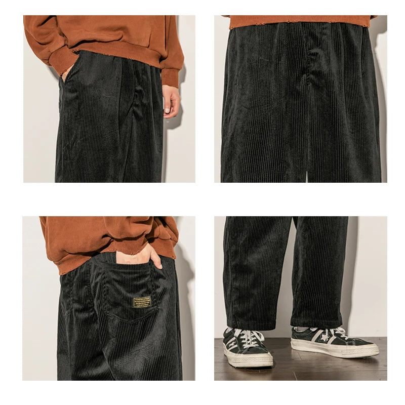 Casual Pants Men's Joggers Men Trousers Jogger Man Sweatpants Male Clothing Oversize Sports Streetwear Baggy Wide Summer pants