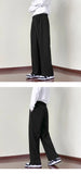 New Fashion Male Suit Pants Light Luxury Draped Cropped Button-down Business Casual Pants Premium Slim-fit Elegant Dress Trouser