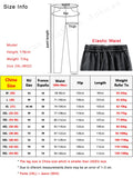 Mens Sweatpants High Street Acid Washed Cotton Elastic Waist Wide Leg Jogger Pants Drawstring Workout Long Pants