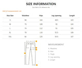 American Loose Straight Cargo Pants Men's Fashion Streetwear 100% Cotton Vintage Large Pocket Loose Casual Wide-leg Trousers