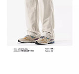 American High Street Work Pants Spring Autumn New Men's Trousers Straight Japanese Fashion Trend Retro Casual Work Pants Chic