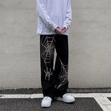 Streetwear Y2k Pants Anime Sweatpants Male Wide Leg Oversize Pants Men Techwear  Baggy Straight Trousers