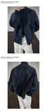 Jacket Men Autumn New Arrival Short Loose Tie Dye Jacket Stand Collar Casual Streetwear Outerwear Bomber