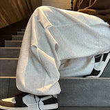 Gray Sweatpants Parachute for Men Autumn Baggy Sports Pants Trousers Male Joggers Streetwear Sportswear Outdoor Casual