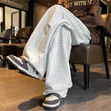 Gray Sweatpants Parachute for Men Autumn Baggy Sports Pants Trousers Male Joggers Streetwear Sportswear Outdoor Casual