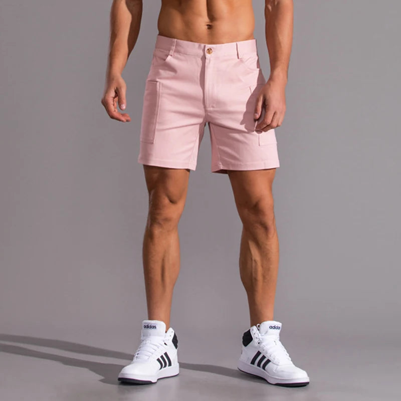 Men Breathable Cotton Running Shorts Gym Basketball Shorts Quick Dry Fitness Sport Sweatpants Crossfit Casual Shorts Man Clothes