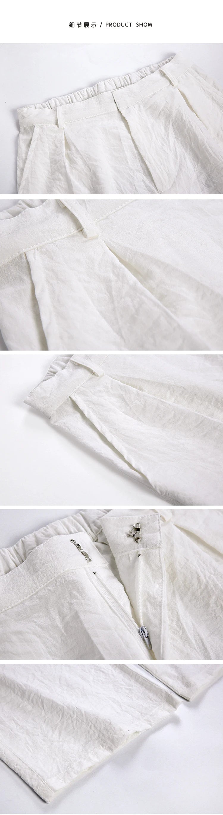 Summer Thin Linen Men's Pants Loose Straight Pants Korean Cotton Linen Casual Trousers Draped Wide-leg Pants Aesthetic Urban