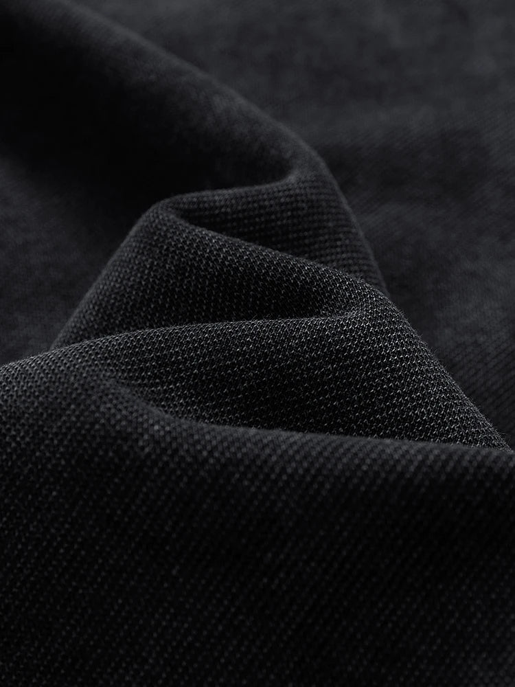 Mens Sweatpants High Street Acid Washed Cotton Elastic Waist Wide Leg Jogger Pants Drawstring Workout Long Pants