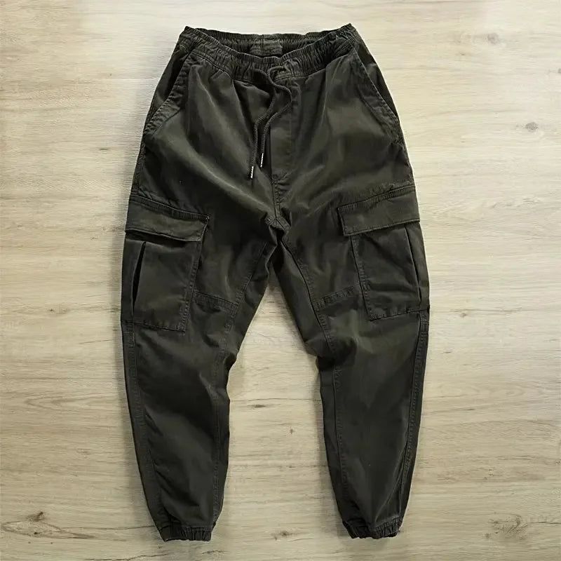 Men's Loose-fit Casual Pants Sweatpants Workwear Japanese Style Trendy Brand Cargo Pants For Active Wear Men Clothing