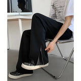 Black Casual Pants Men Fashion Gray Sports Pants Men Sweatpants Streetwear Korean Straight Pants Mens Joggers Trousers M-3XL