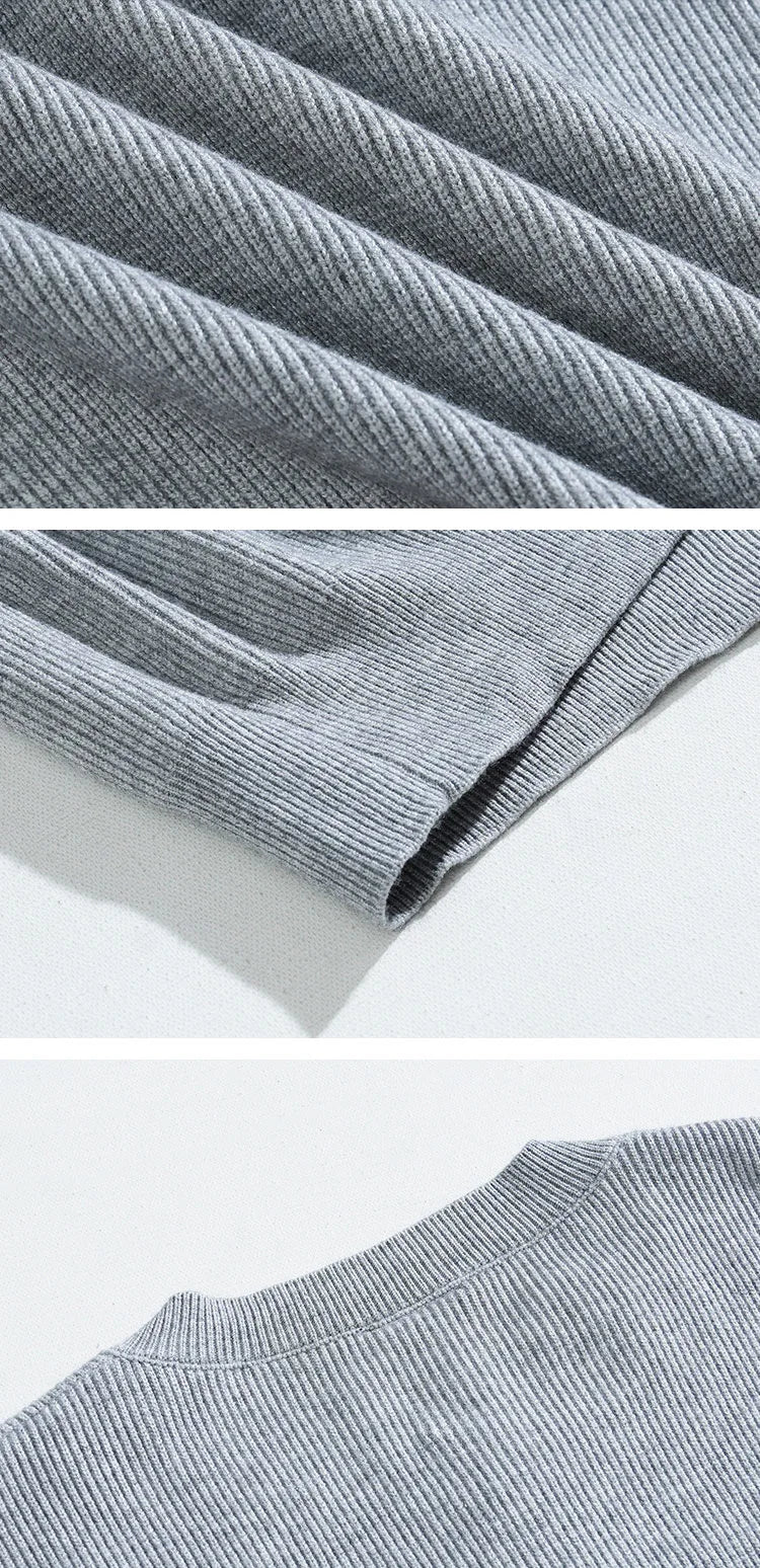 Men Autumn and Winter Knitted Cardigan Long-sleeved Sweater, Fashionable Single-breasted, Advanced Sense, Pure Color, Loose Coat