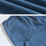 Japanese Retro Wide-leg Pants Men's Spring Loose and Thin Jeans Korean Version Trendy Straight-leg Trousers Temperament Fashion