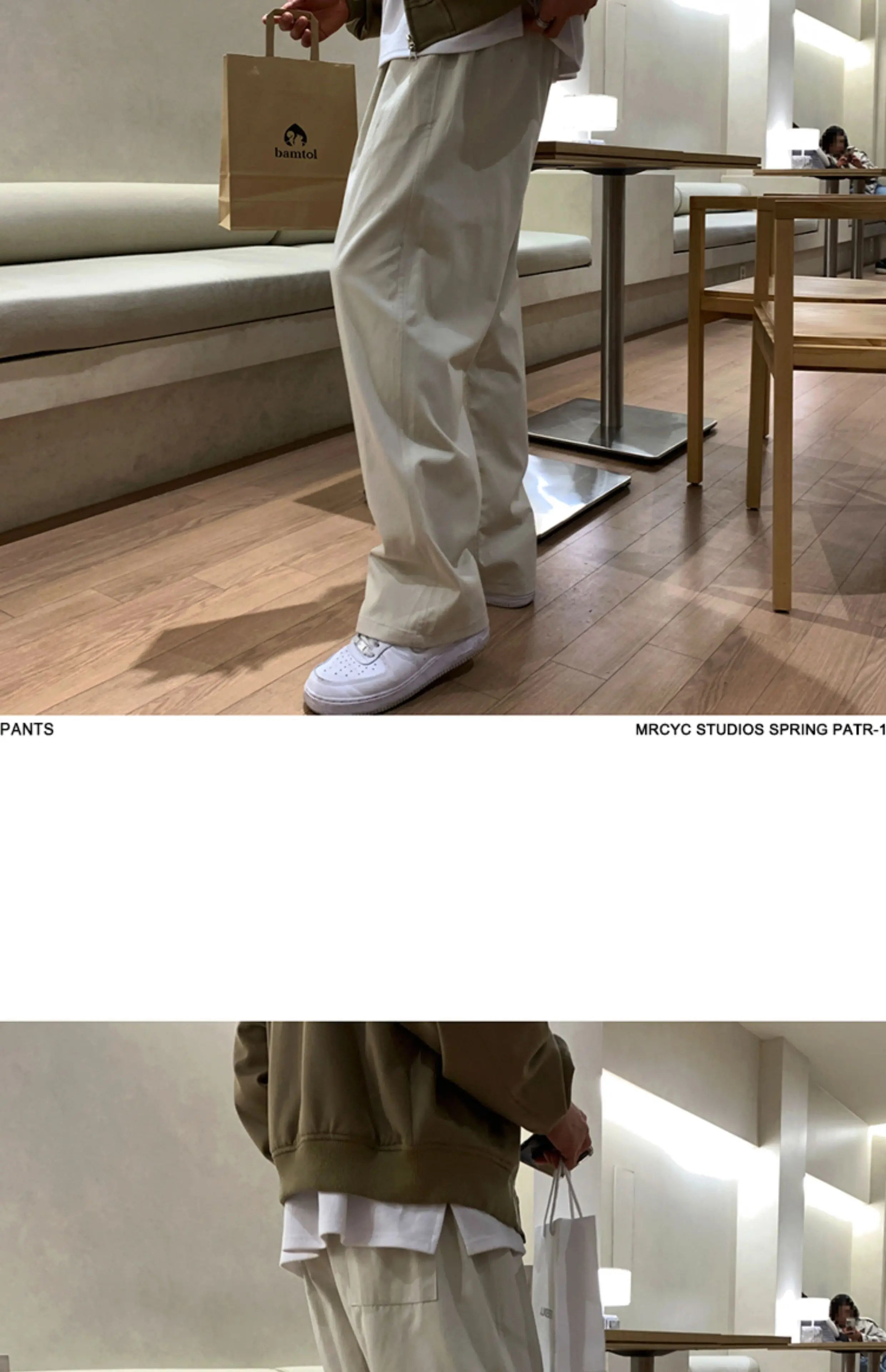 Korean Style High-end Straight-leg Casual Pants Men's Spring Summer Loose Trousers American 2025 New Trendy Wide-leg Pants Chic