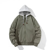 Ma1 Bomber Jacket Men Women Winter Solid Pilot Jacket Military Flight Baseball Coat Spring Autumn Windbreaker Hooded Casual