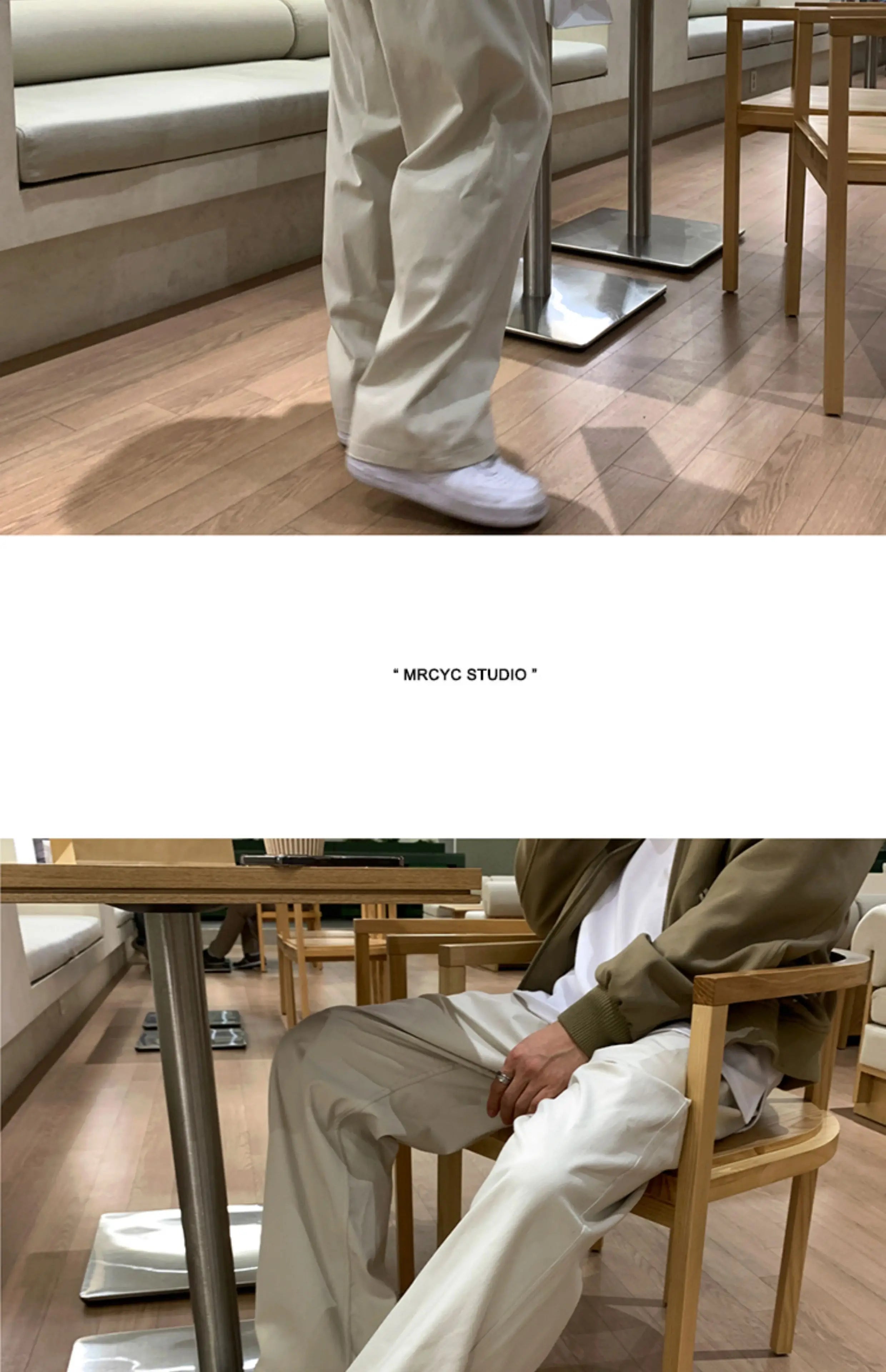 Korean Style High-end Straight-leg Casual Pants Men's Spring Summer Loose Trousers American 2025 New Trendy Wide-leg Pants Chic