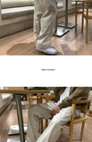 Korean Style High-end Straight-leg Casual Pants Men's Spring Summer Loose Trousers American 2025 New Trendy Wide-leg Pants Chic
