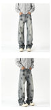 Autumn Jeans Men's New Denim Pants wash jeans New Fashion High Quality Washed Male Jeans Loose Wide Leg Trousers Straight