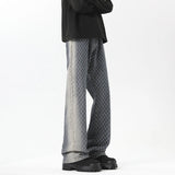 Jeans men New Jacquard Fabric Denim Trousers man Straight Leg Long Pants Autumn Classic Style Casual Jeans for Men Wholesale