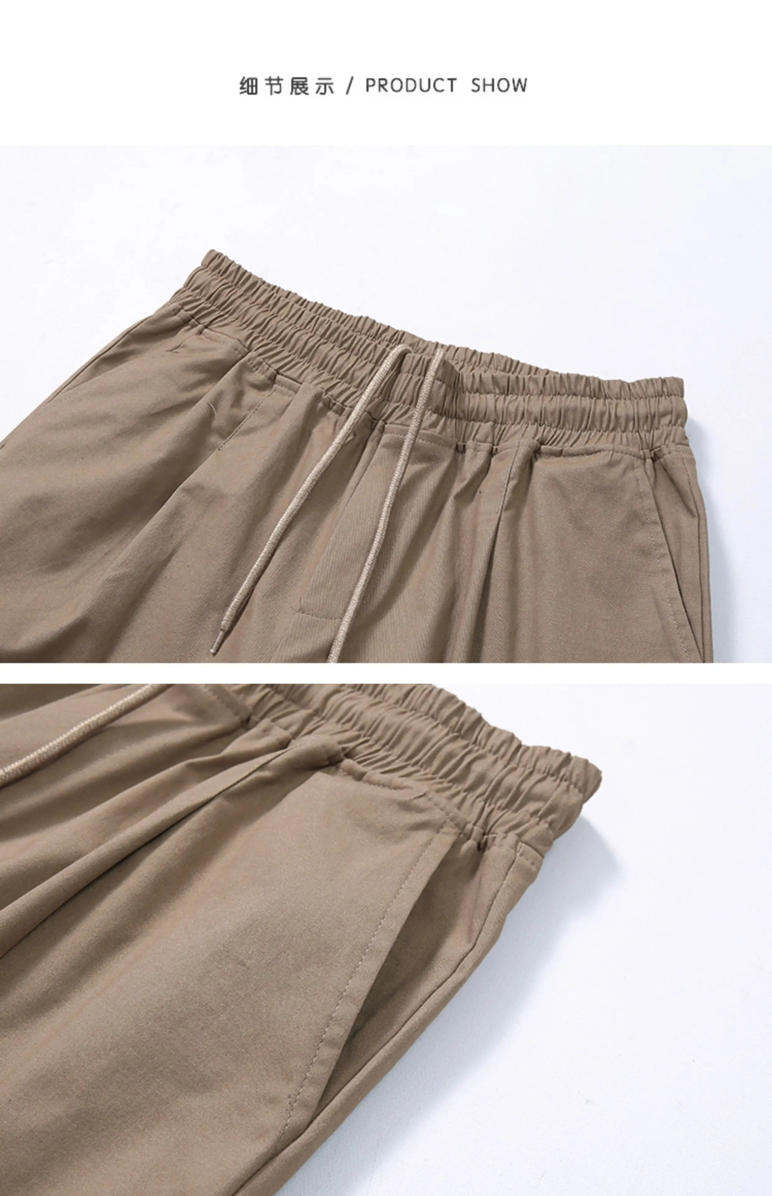 Korean Style High-end Straight-leg Casual Pants Men's Spring Summer Loose Trousers American 2025 New Trendy Wide-leg Pants Chic