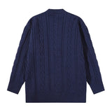 Korean Fashion Men Cardigan Light Luxury Knitted O Neck Long Sleeve Sweater Coat Autumn  Premium Quality Jacquard Knitwear M-3XL