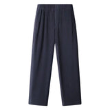 Miyake Pants For Men Straight pants Casual Fashion Trousers Loose Korean Style Pants Men Clothing Bottoms