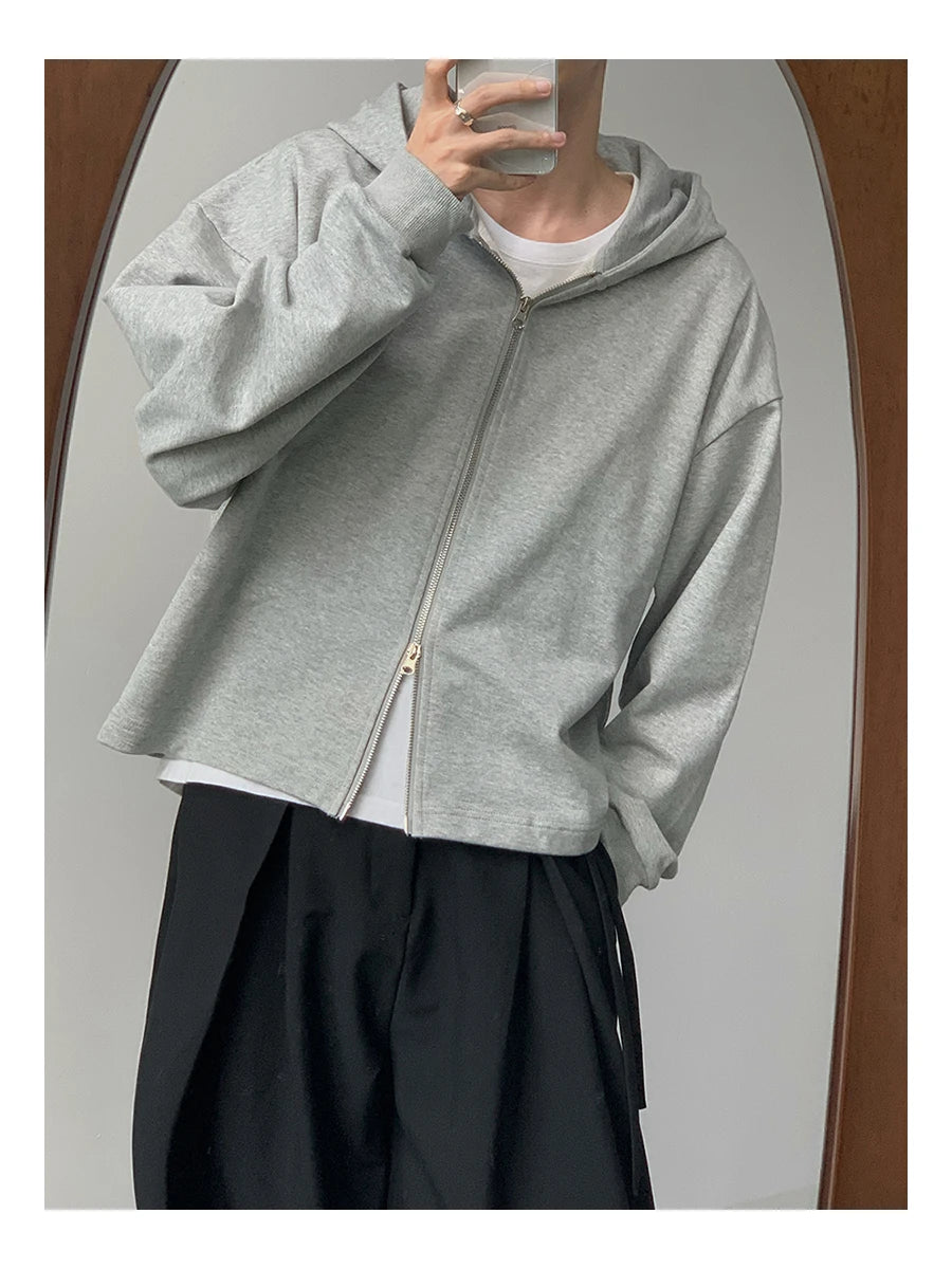 Plus Velvet Hoodies Men Hooded Loose Hip Hop Winter Warm Couples Sweatshirts Korean Fashion Coats Outwear High Street All-match