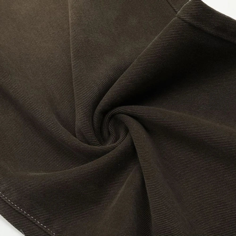 Mens Long Pants Washed Dyed Jeans Autumn Casual Hawaiian Daily Wear-Resistant American Style Pants Men's Clothing Unisex 2024