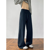 Summer Black Casual Pants Men Fashion Oversized Wide Leg Pants Men Streetwear Hip-hop Loose White Pants Mens Trousers M-3XL