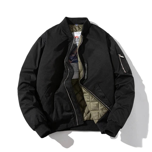 Men Bomber Jacket Women Solid Autumn Winter Pilot Jacket Fashion Vintage Hooded Baseball Coat Casual Windbreak Red Pink Burgundy