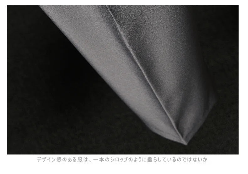 New Fashion Male Suit Pants Light Luxury Draped Cropped Button-down Business Casual Pants Premium Slim-fit Elegant Dress Trouser